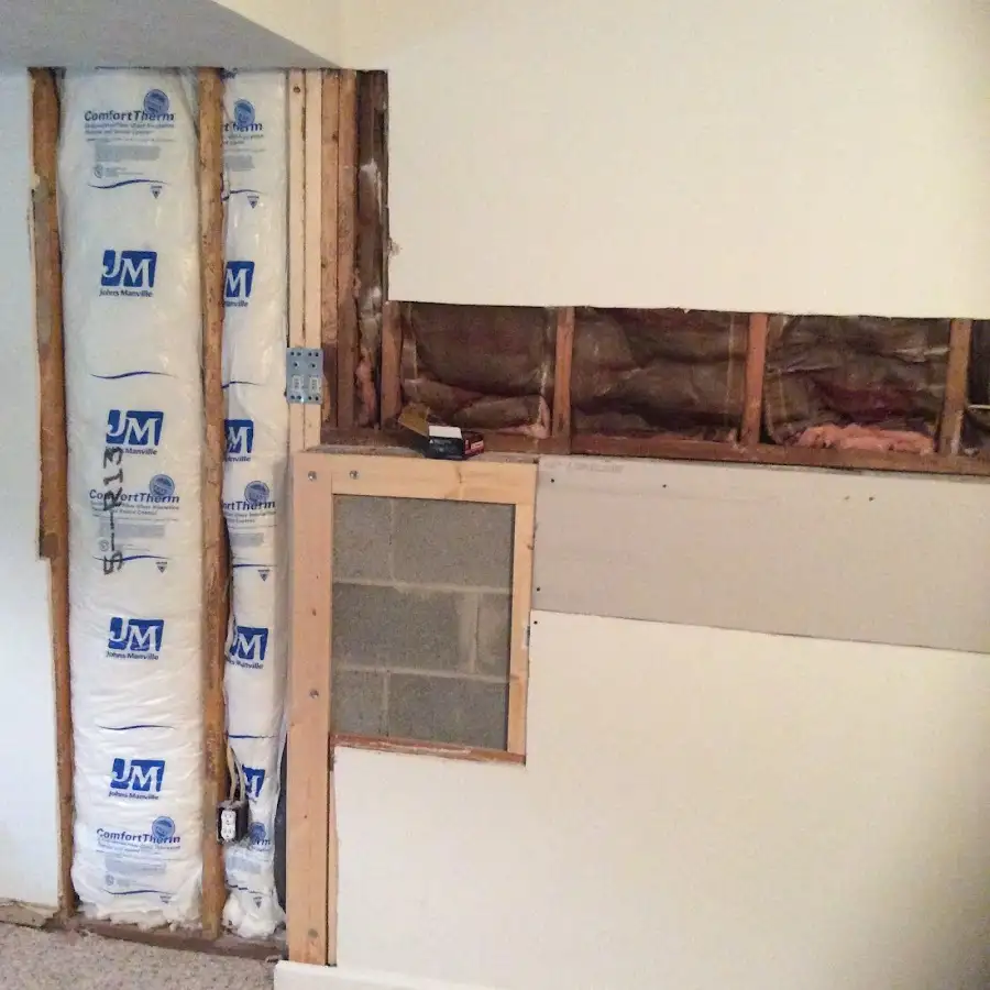 Wall insulation replacement during Contents Cleaning & Restoration in Homestead Meadows South